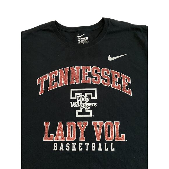 Nike Unisex UT Lady Volunteers Tee T-shirt University of TN Size XXL Black NOS - Picture 4 of 8
